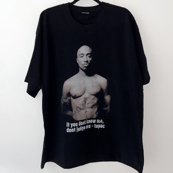 Tupac Shakur Custom Made Merch Tee Designer Streetwear NWT UNI Sample Sale XL - Picture 6 of 6